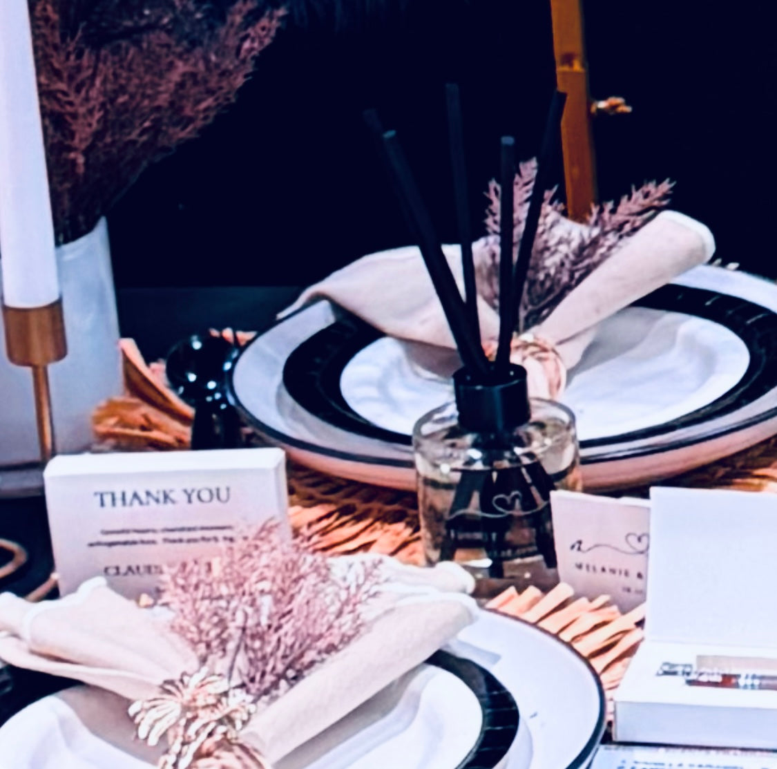 TABEL DECOR REED DIFFUSER - WEDDING SCENTS
