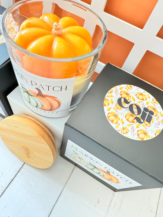Pumpkin Patch - Sculpted Container Candle